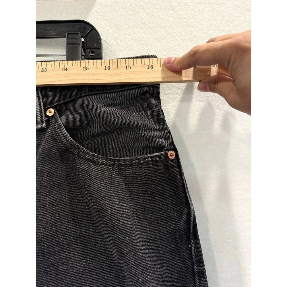 Levi's 550 Jeans Mens 38x34 Black Relaxed Fit Tapered Leg Denim
